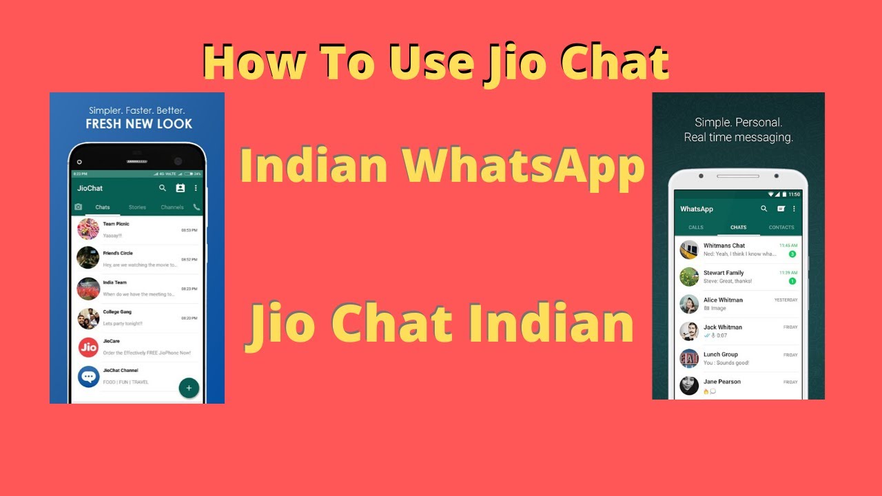 Jio Chat Indian WhatsApp | How To USE JioChat  | Whatsup Clone