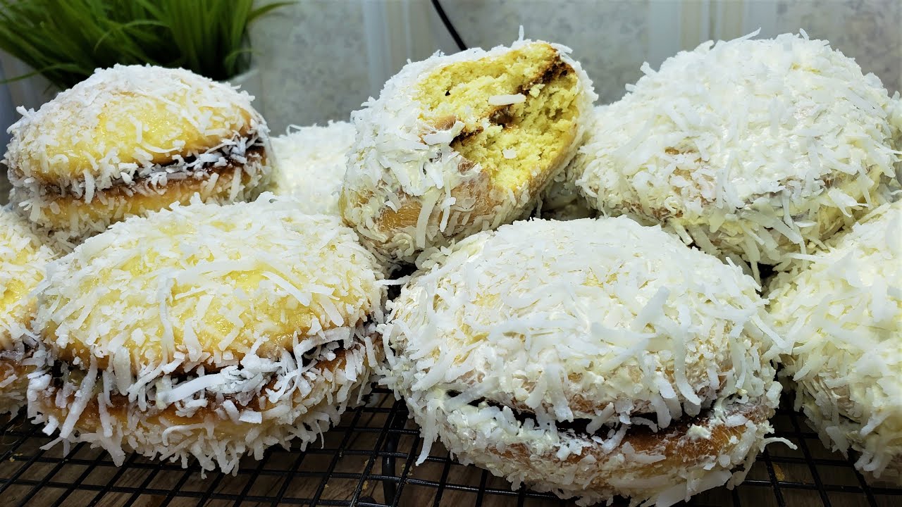 como hacer barbados, peras, yoyos o besos de coco DELICIOSOS - paso a paso receta completa