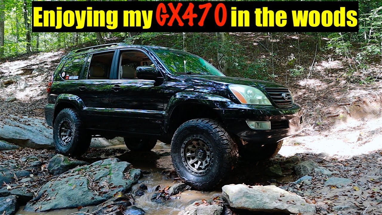 Enjoying my GX470 on the woods