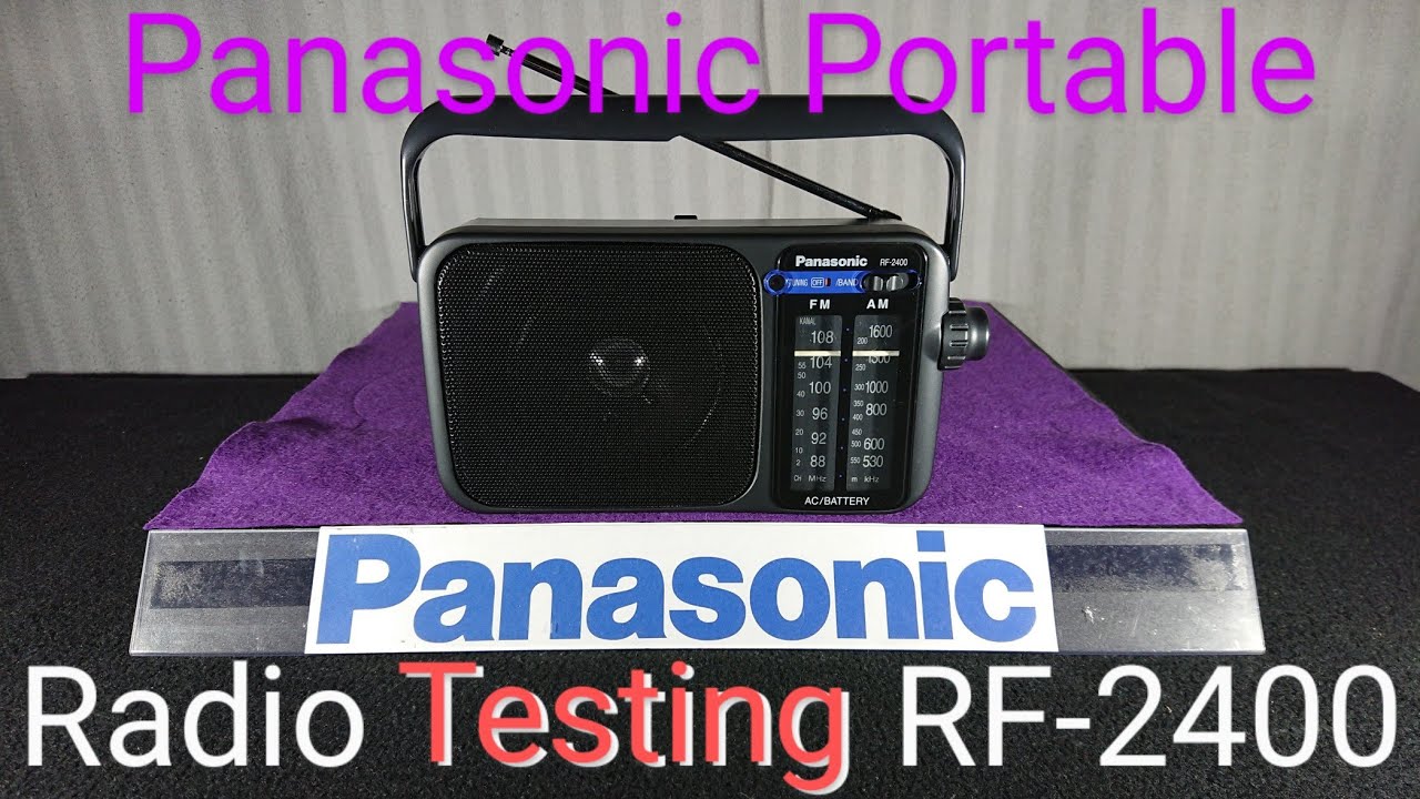 Panasonic Portable Radio Testing RF-2400 001