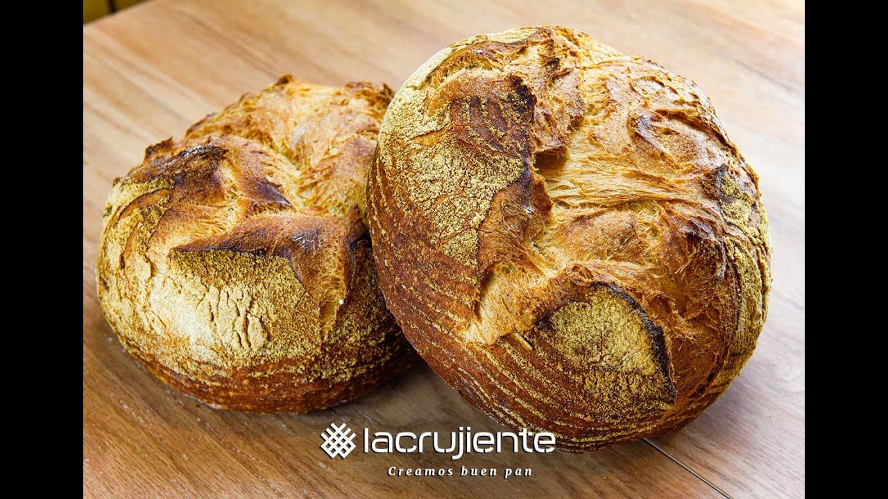 PAN DE HOGAZA DE TRIGO DE MASA MADRE de "LA CRUJIENTE"