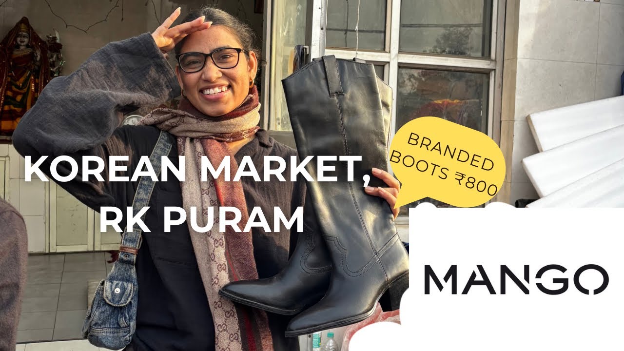 Hidden Korean Market mein BOOTS ₹800 