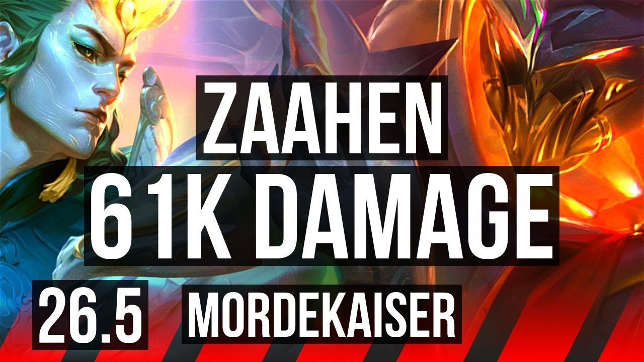 ZAAHEN vs MORDEKAISER (TOP) | 61K damage | EUW Master | 26.5