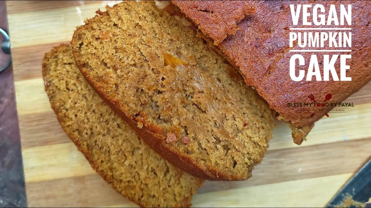 Easy Vegan Pumpkin cake | vegan Pumpkin cake recipe