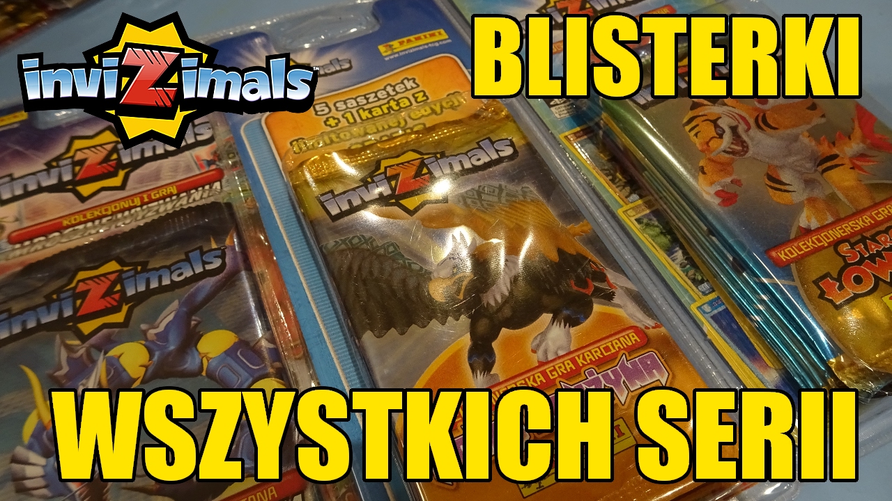 BLISTERKI WSZYSTKICH SERII INVIZIMALS + MEGA PROMO !!!
