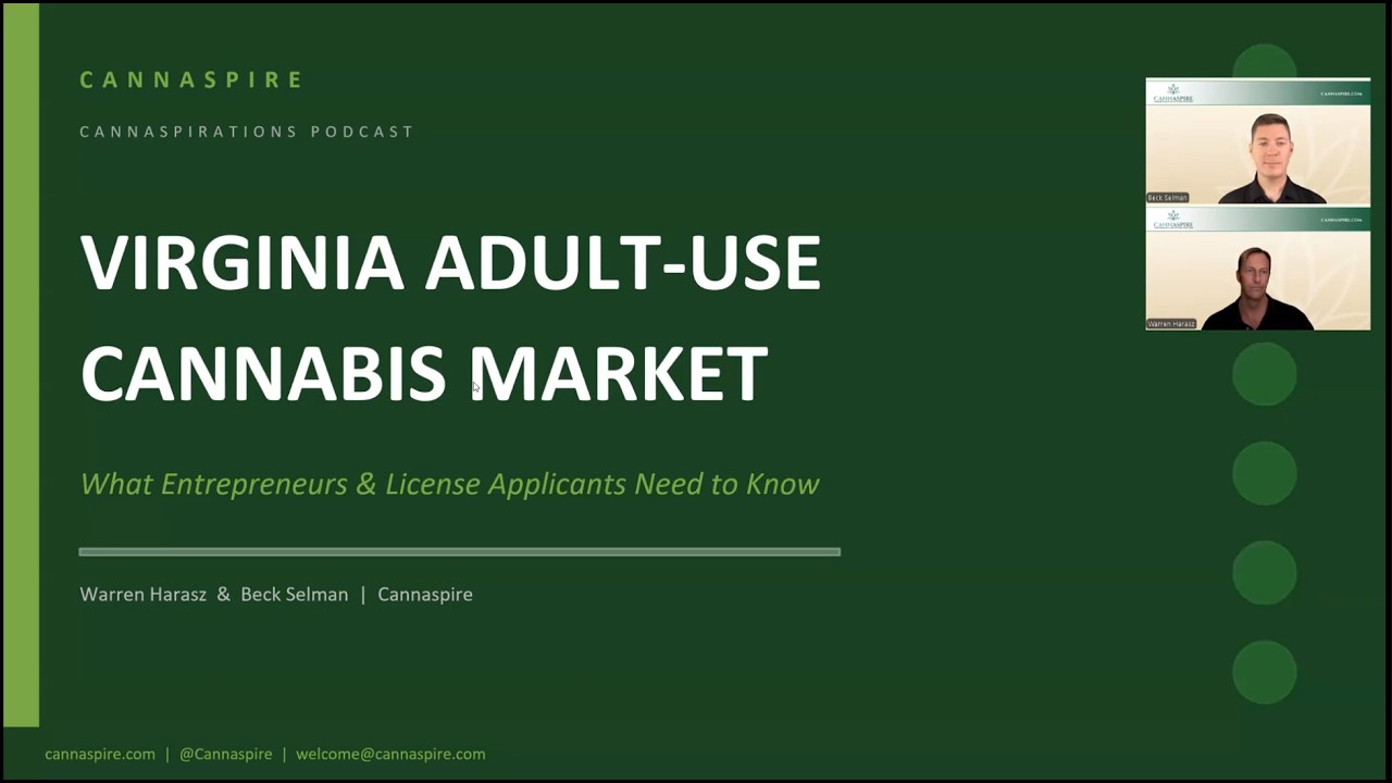 Virginia Adult-Use Cannabis Market: What Entrepreneurs & License Applicants Need to Know