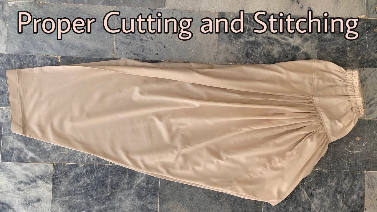Belt wali Shalwar ki Cutting and Stitching | The Latest Design