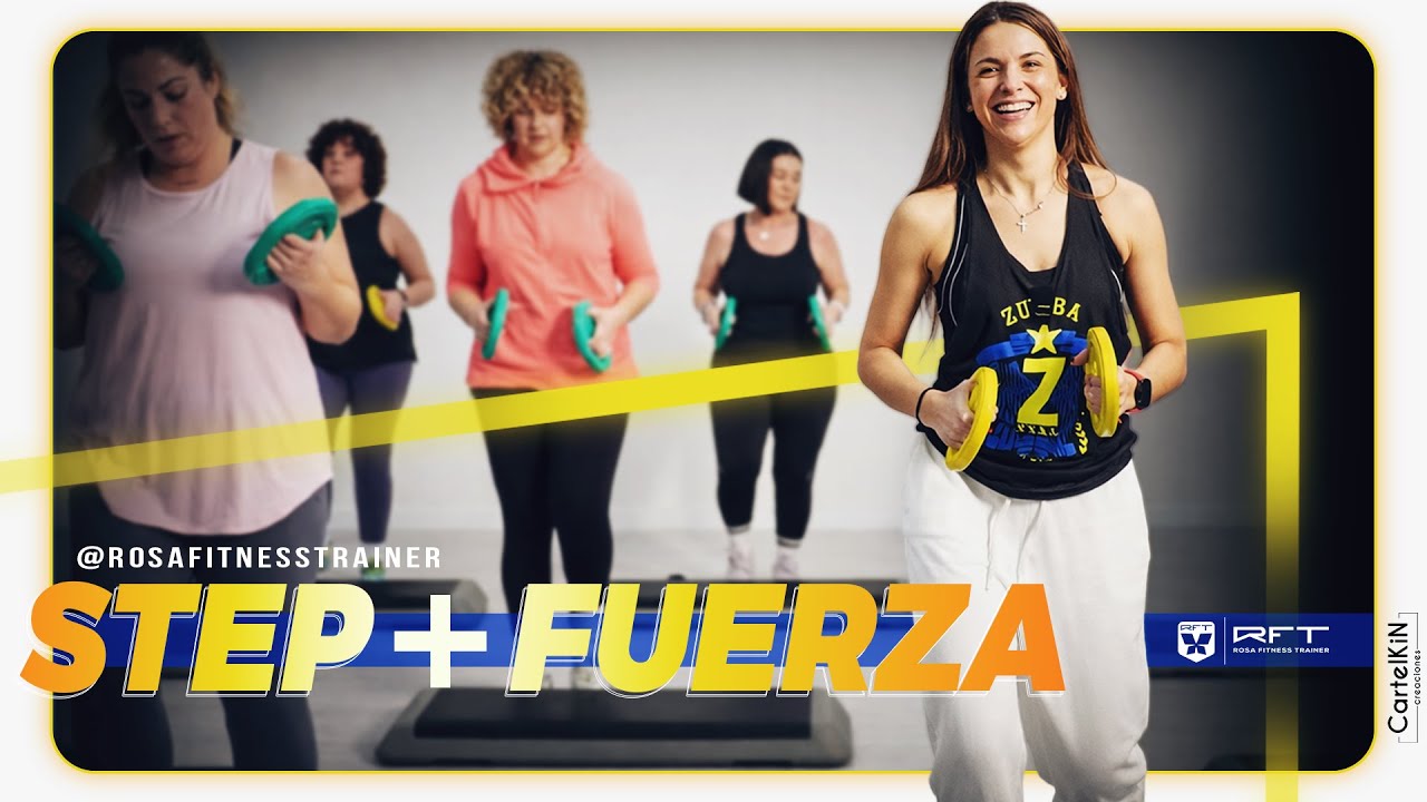 STEP + FUERZA para vernos más FUERTES y TONIFICADAS 🔴 EXCLUSIVA SOLO AQUI 🔴 50 Min