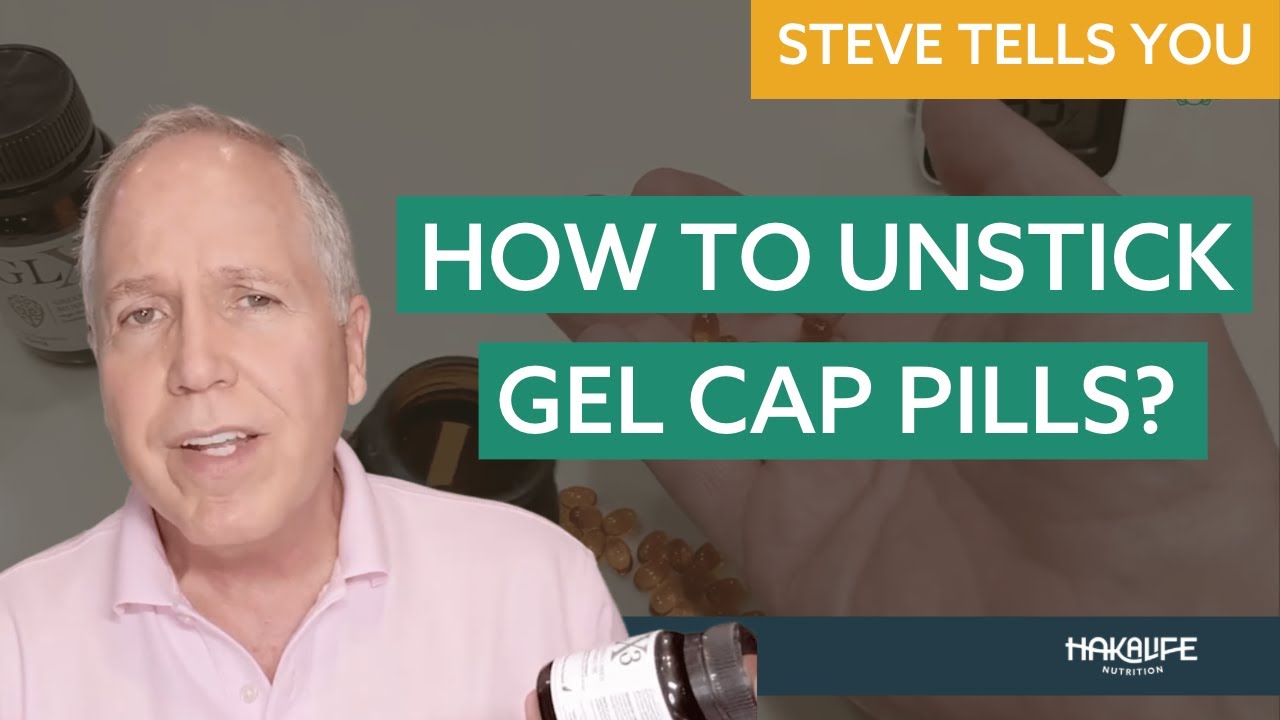 How To Unstick Gel Cap Pills - GLX3 - Haka Life Nutrition