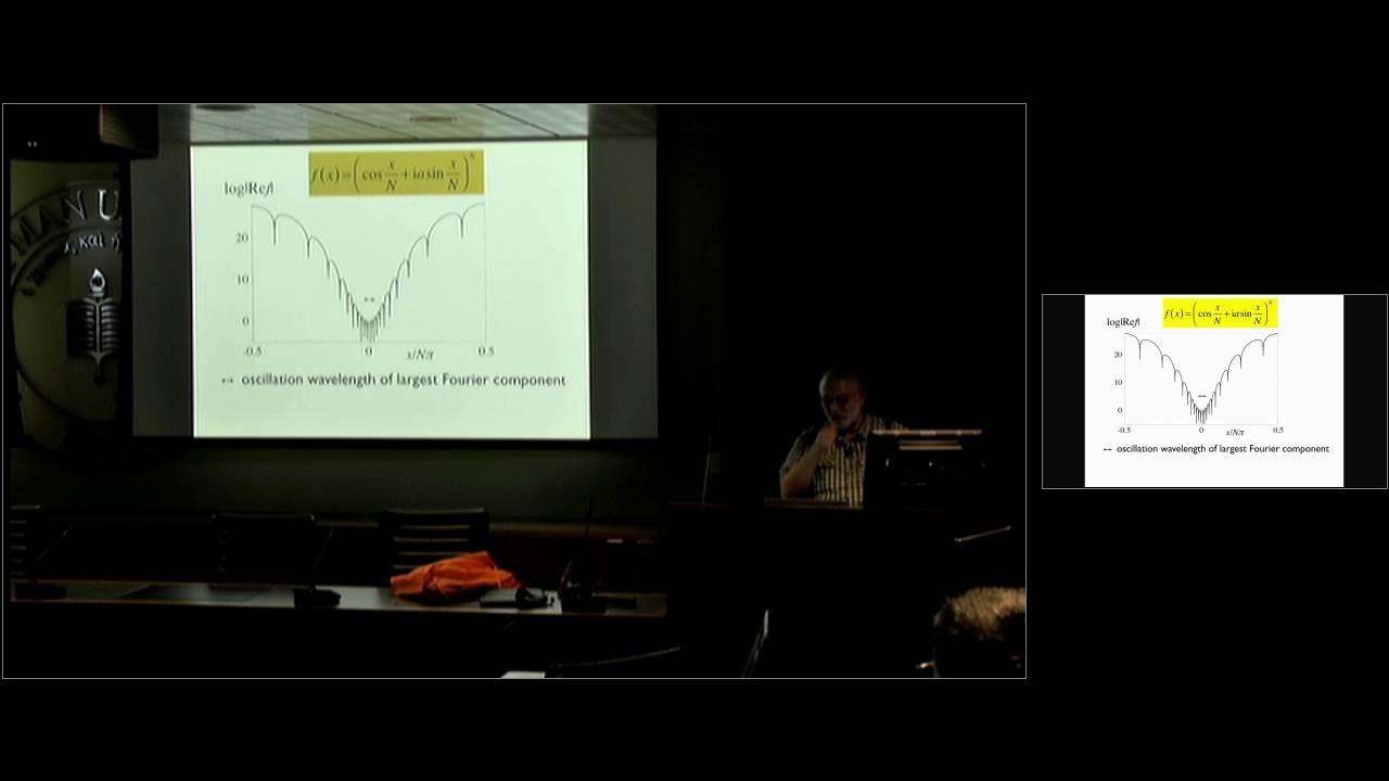 Sir Michael Berry - Superoscillations 1: basics, shifted fourier transforms