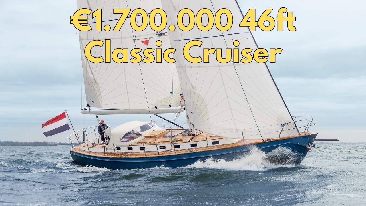 Hutting 46, the 1.7 million ultimate classic performance cruiser? | Full walkthrough and interview
