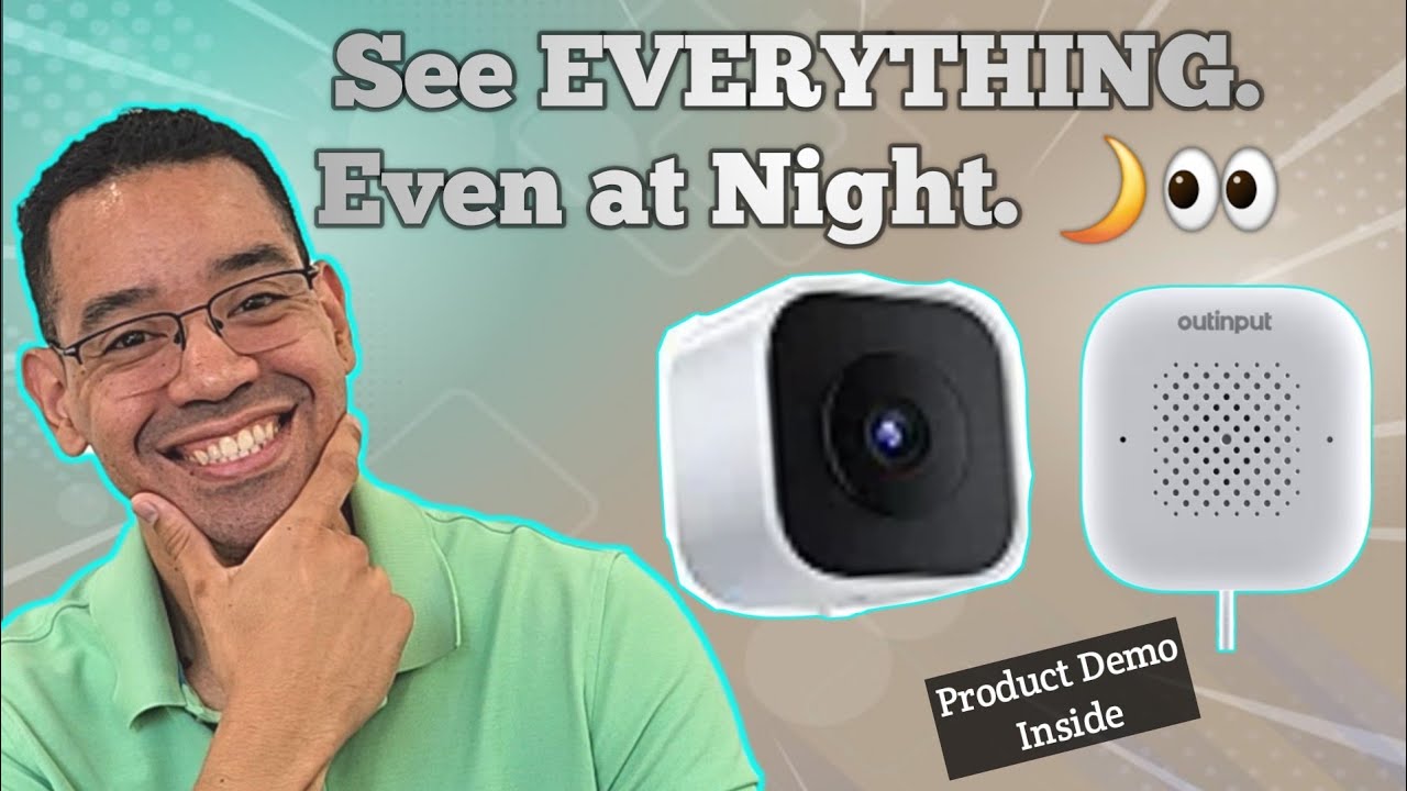 Outinput 2K Window Security Camera &ndash; AI Color Night Vision & App Control! Best Home Security 2025