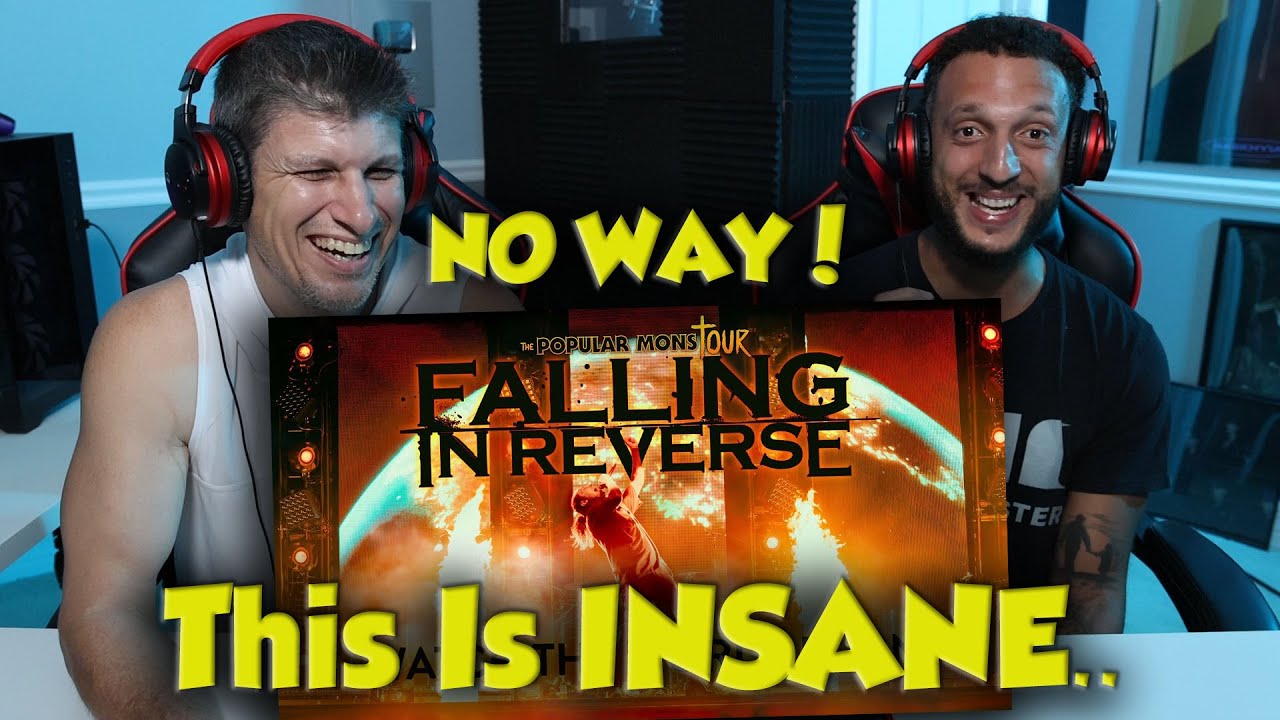 Ого!! РЕАКЦИЯ НА ОГНЬ!! Falling In Reverse — «Смотри, как горит мир» в прямом эфире! Популярный M...