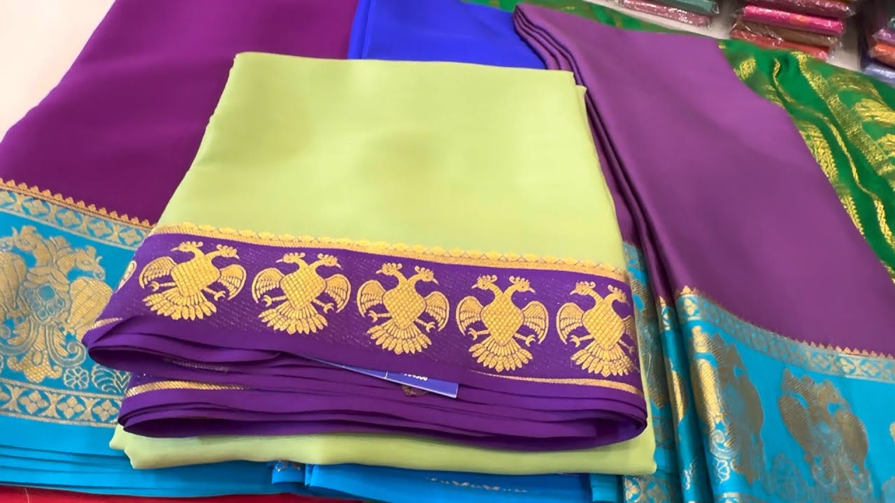 Bangalore Wholesale Pure Mysore Silk Saree & Creap Banarasi Collection With Silk Mark|Online Avl
