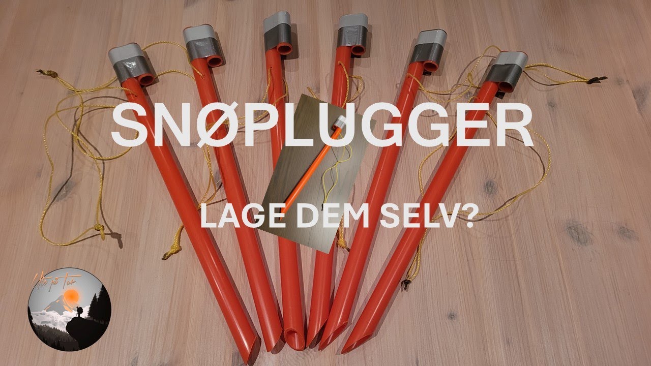 #Hiking Norway - Snøplugger - kan jeg lage dem selv?