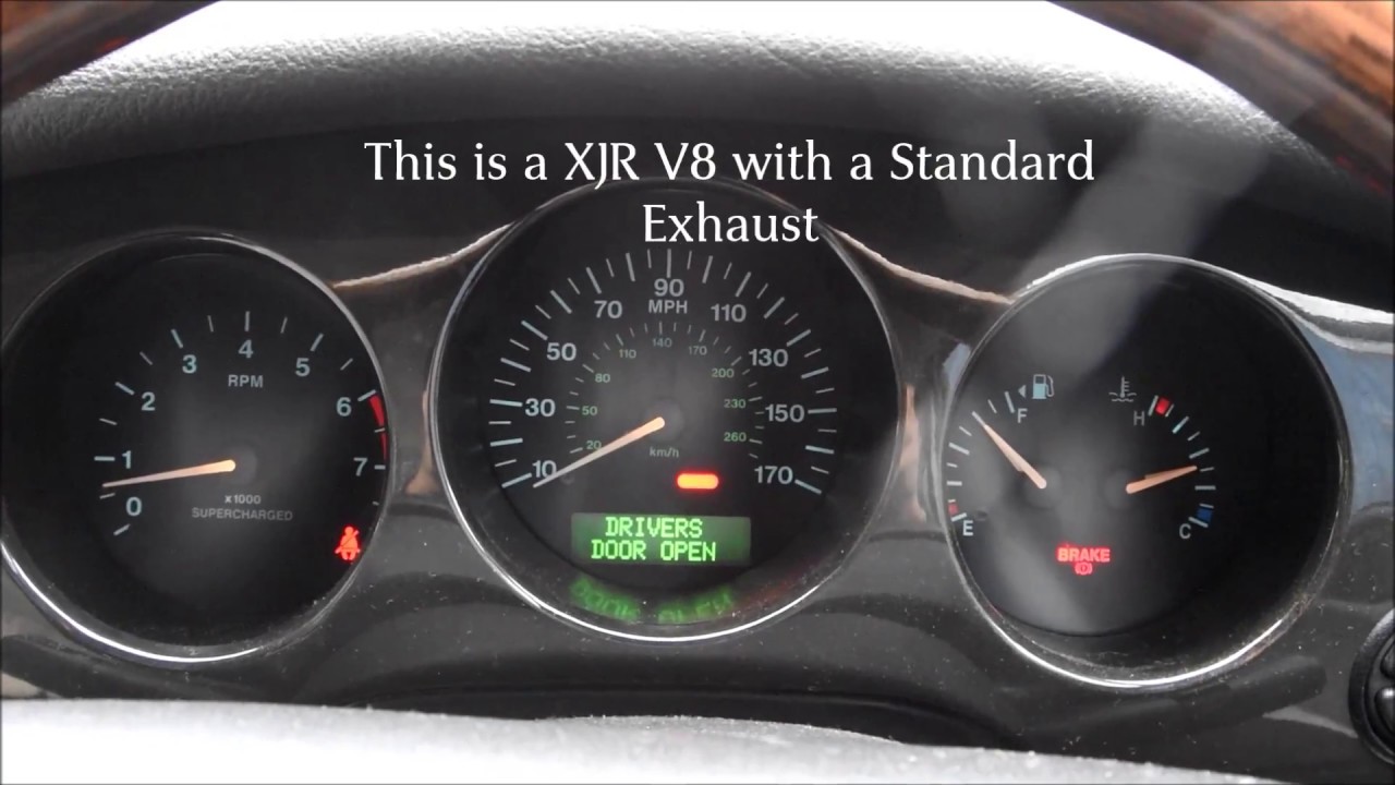 Jaguar XJ8 XJR Rear Silencer Exhaust Delete Performance Pipes Jaguar X308 Before and After Racing