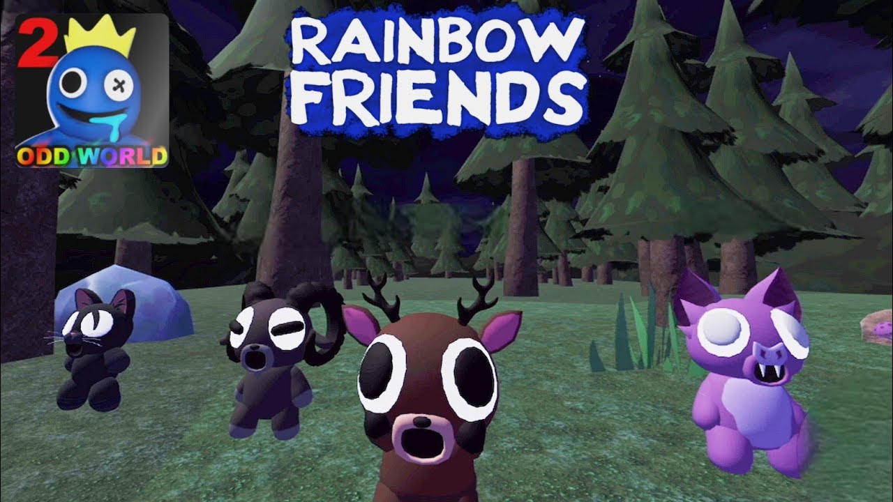 Playing As Baby Deer Owl Ram Bat And Cat In Rainbow Friends 2 Full Gameplay