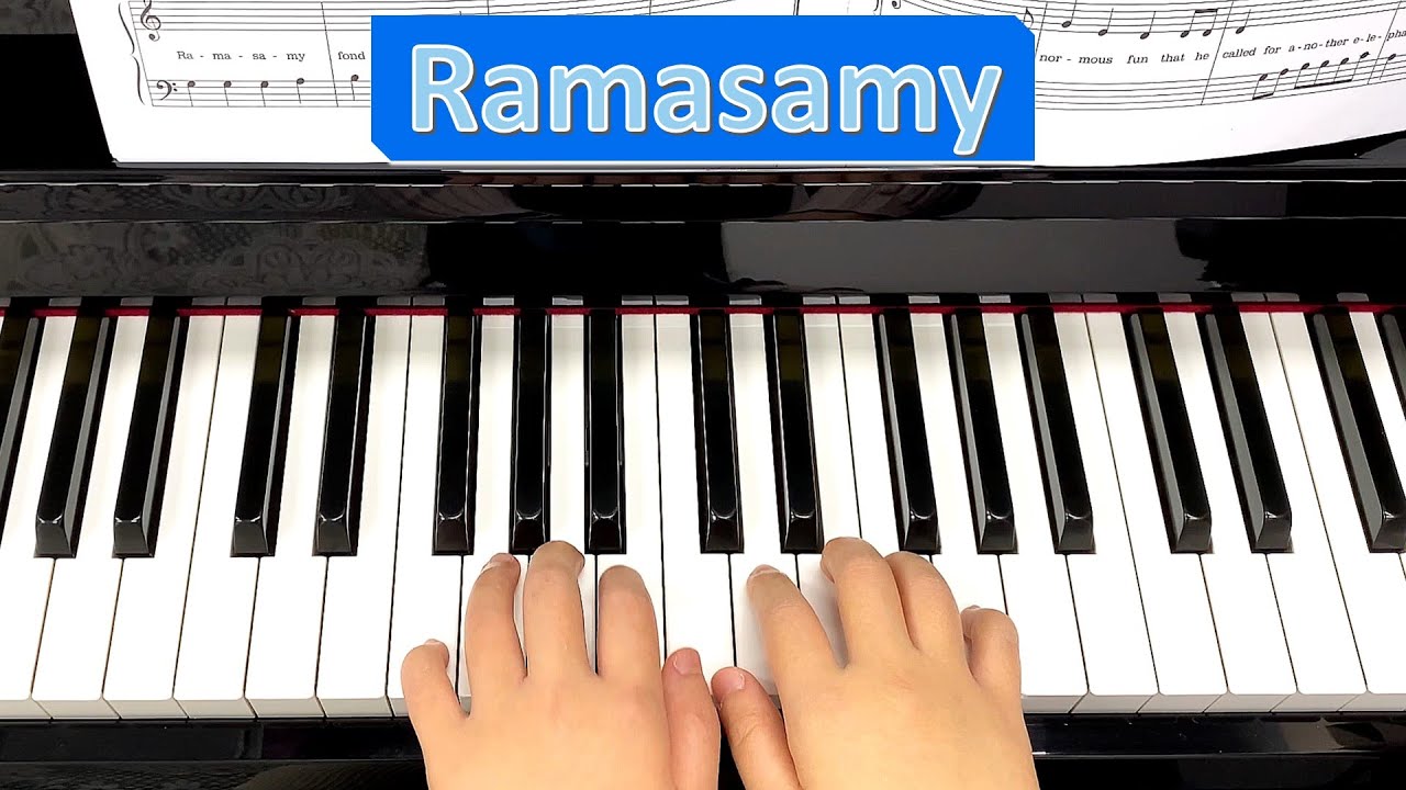 輕鬆學鋼琴1小教學#8 - Ramasamy