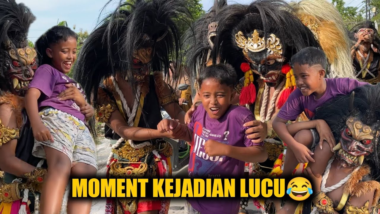Moment Kejadian lucu‼️ Dikejar Dan Ditangkap Buto Gerandong seni  Barong Gembong aji joyo