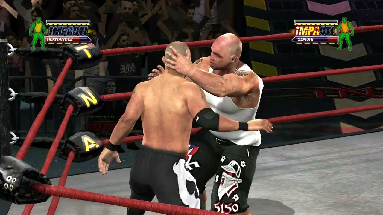 TNA IMPACT! The game Ultimate X | Hernandez vs Senshi gameplay