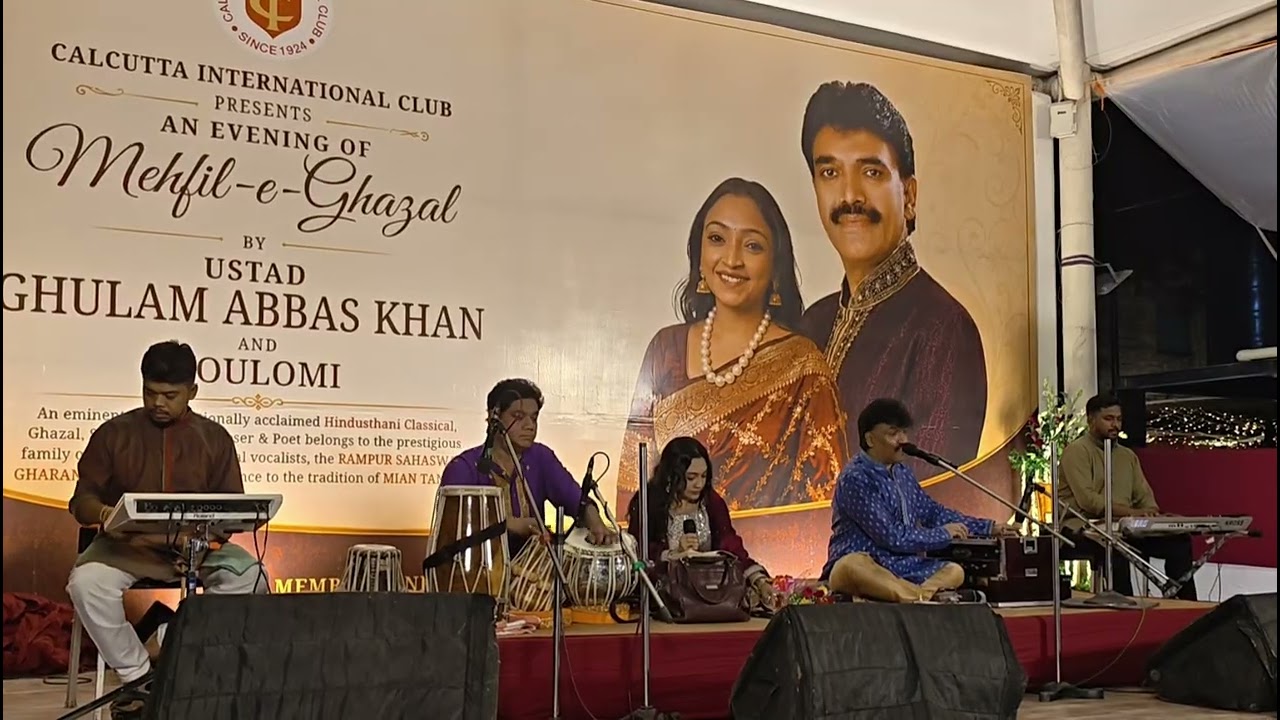 WOH KAGHAZ KASTI / USTAD GHULAM ABBAS KHAN/ POULOMMI DASTIDAR ❤️ LIVE IN KOLKATA EVENT ❤️