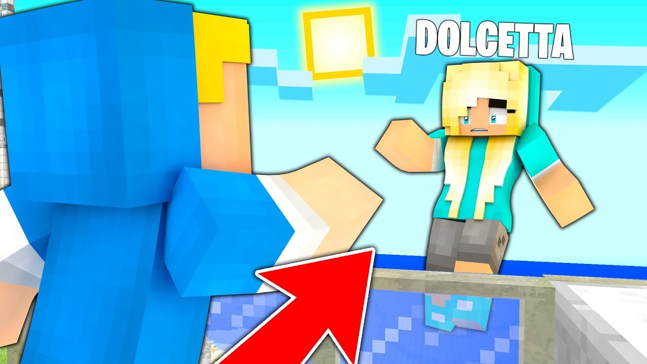 DOLCETTA VUOLE BUTTARSI GIÙ!! - Famiglia su Minecraft #111