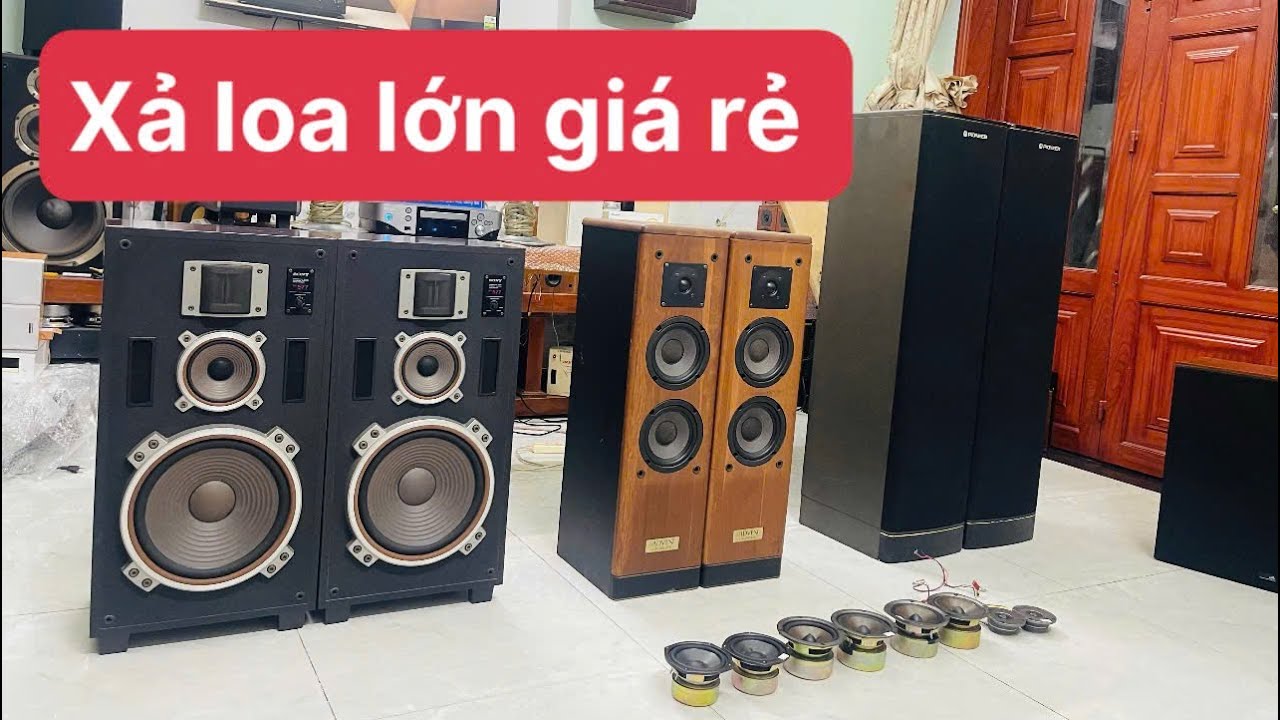 Xả loa lớn Sony s-577 pioneer v50f dàn hiếm Denon s302 giá tốt Dt 098.55.43279