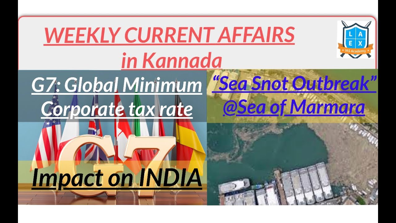 (04/06/2021 to 10/06/2021) Weekly current affairs in Kannada by Namma Laex Bengaluru