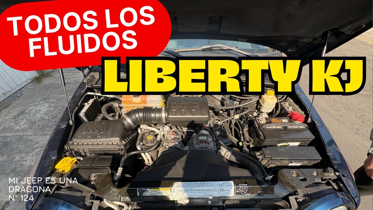 TODO sobre los fluidos de tu Jeep Liberty: refrigerante aceite transmisión transfer dirección frenos