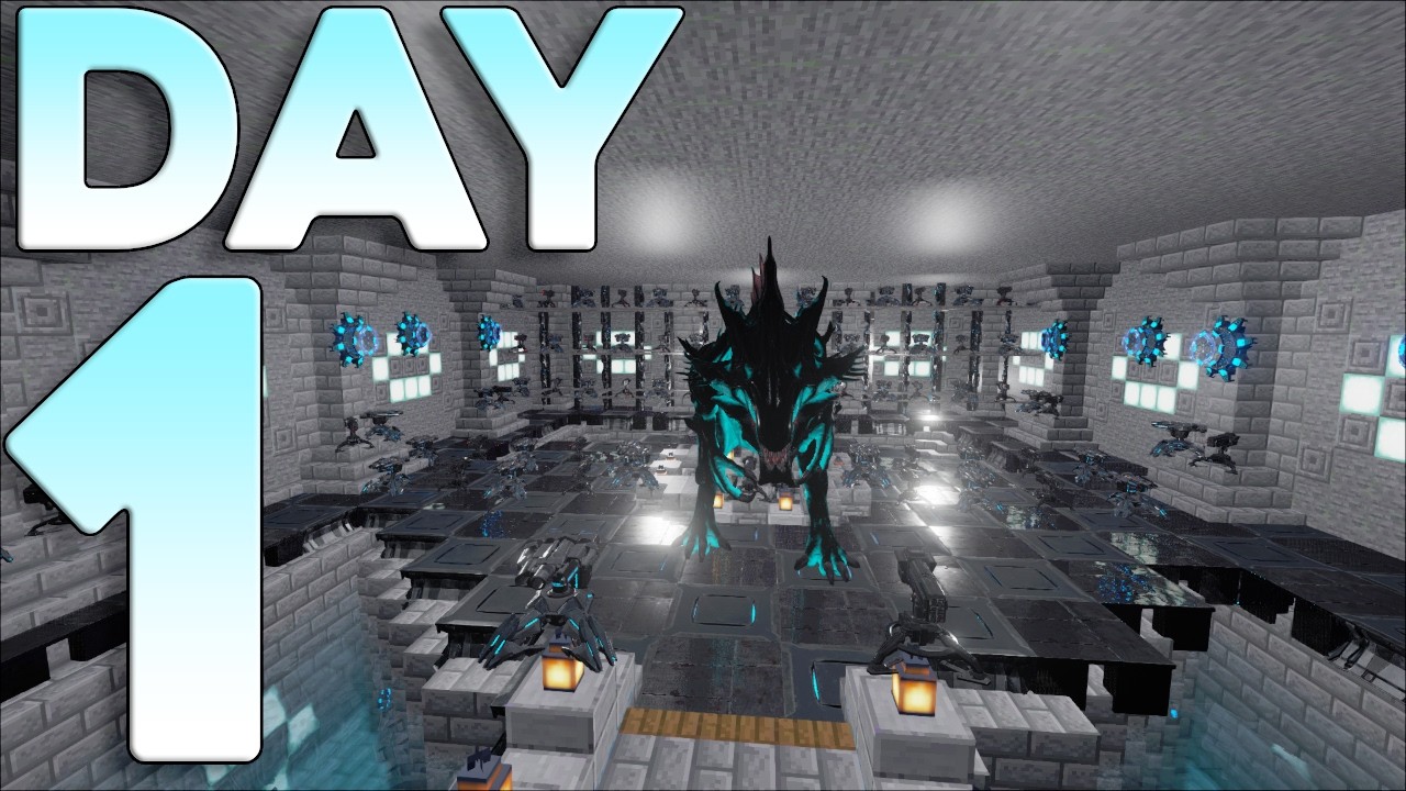 I Claimed ARK's First Minecraft Cave On The Most Populated Server | ARK PVP