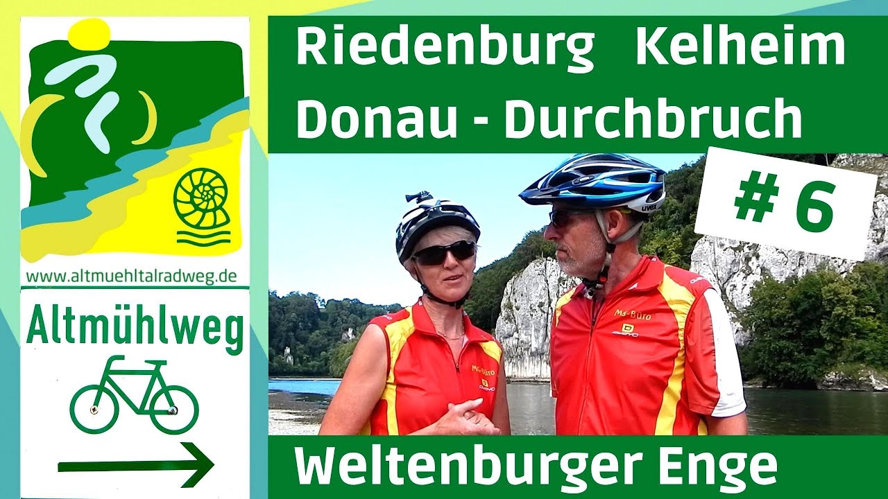 AltmühltalRadweg 6▶ Riedenburg - Kelheim - Donau - Durchbruch Weltenburg [ Panorama Radtour Radweg ]
