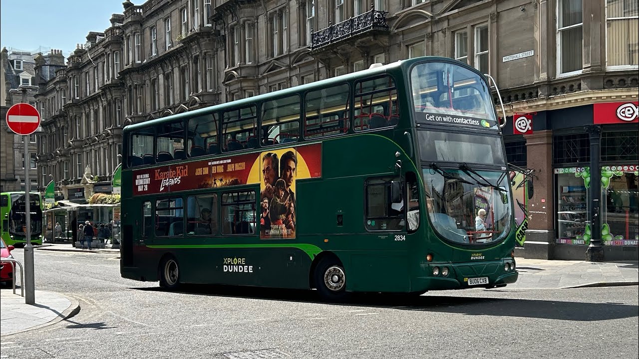 [Hill Climbs/Downshifts] Xplore Dundee | BU06 CXB - 2834 | Volvo B7TL Wright Eclipse Gemini (€3-ZF)