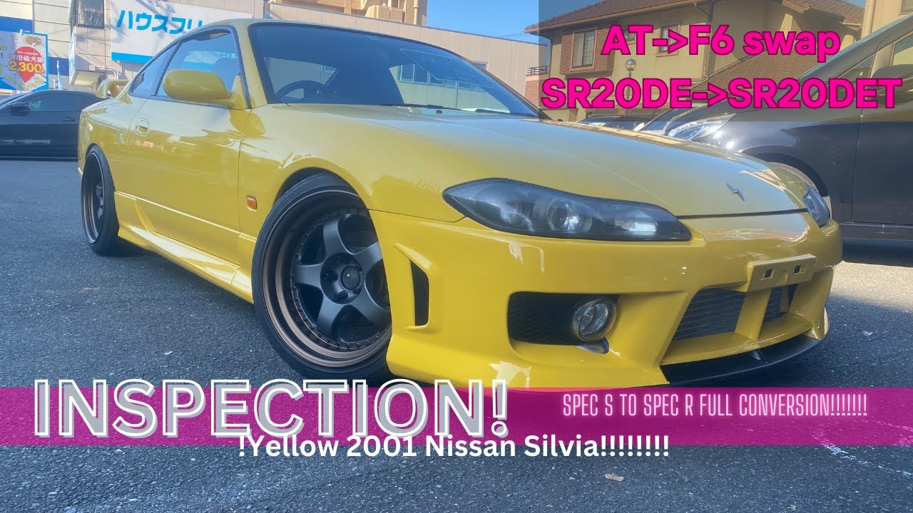 I inspected a specS to specR converted S15 Silvia