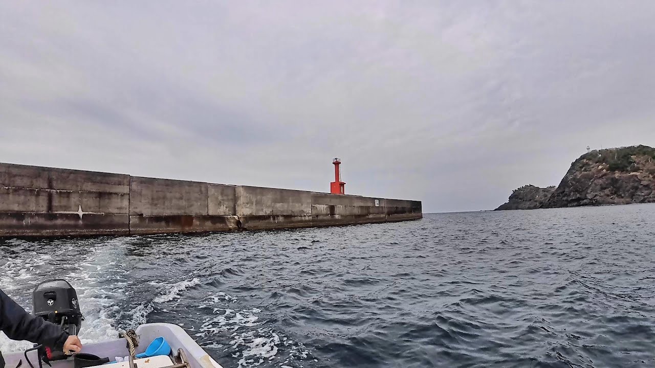 漁港から3分で行ける沖堤防で大型の魚が入れ食い状態に…