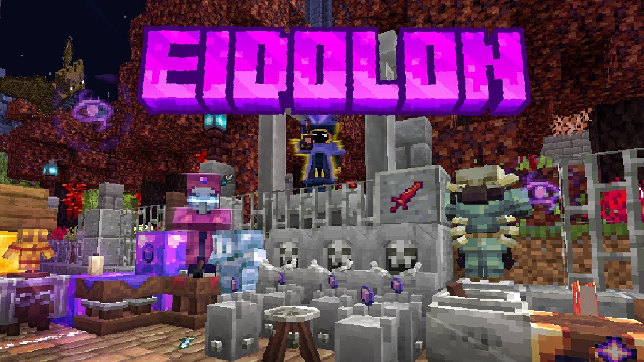 СТАНЬ ЧЕРНОКНИЖНИКОМ - Eidolon мод ПОЛНЫЙ ОБЗОР [1.19.2]