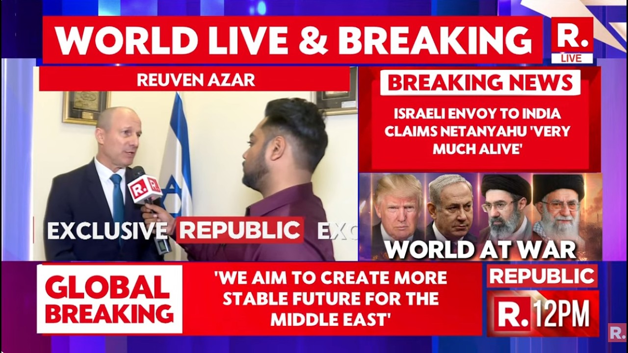 Israel-Iran War: Israel's Envoy To India Refutes Netanyahu Death Rumors, Claims 'Very Much Alive'