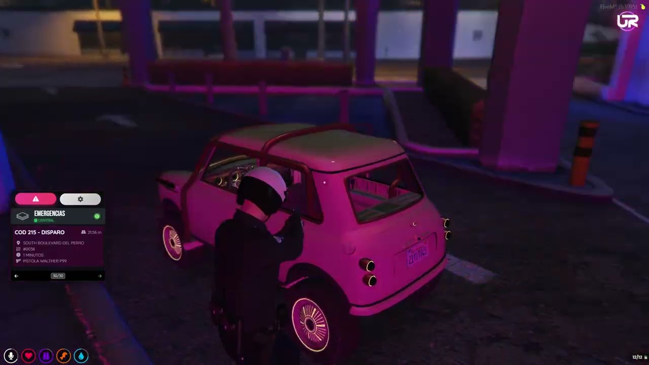 Oficial I Frank Cavo en Urban RP - Persecución 2