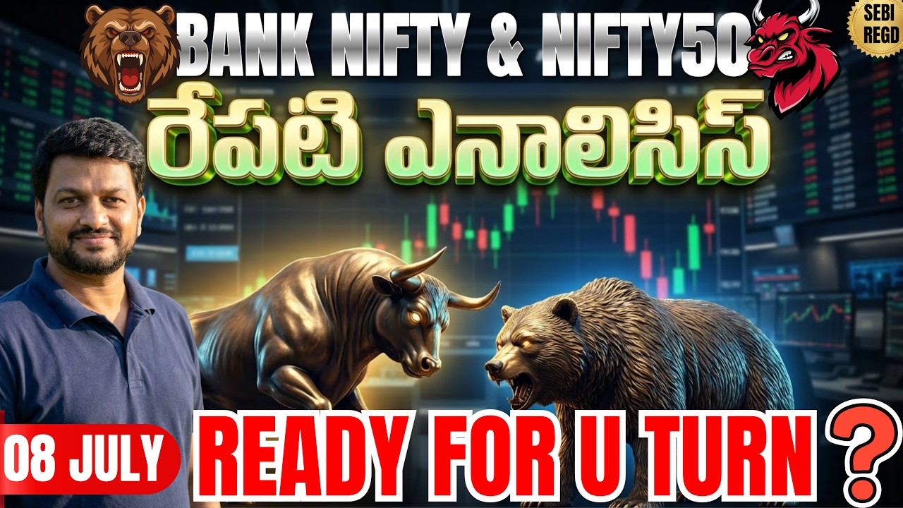Daily Market Analysis: Bank Nifty Prediction | Nifty 50 Post & Pre-Market Analysis #telugutraders
