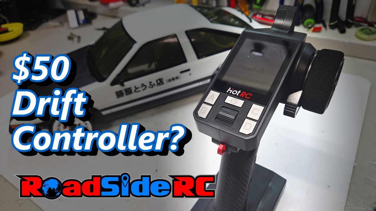 $50 for an RC Drift Controller???   HotRC CT-8A TESTED!