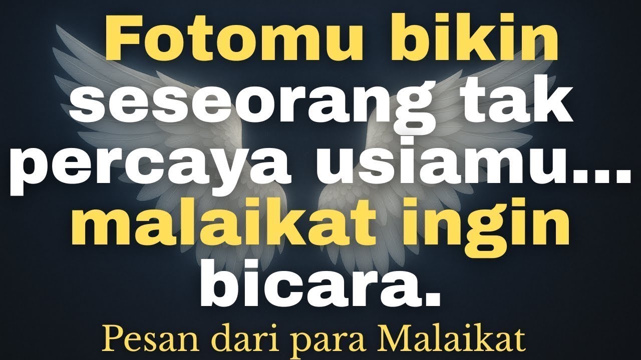 😳 Fotomu bikin seseorang tak percaya usiamu... malaikat ingin bicara.