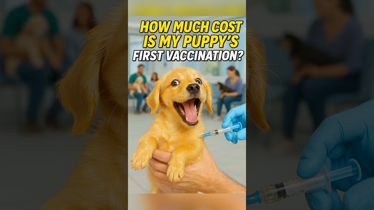 My puppy&rsquo;s first vaccination! #minivlog #minivlog