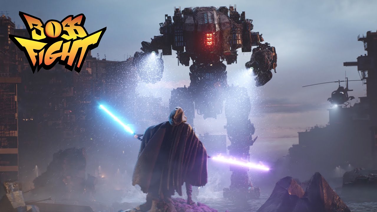 Boss Fight 3D Challenge | Breakdown | Jedi vs Mech