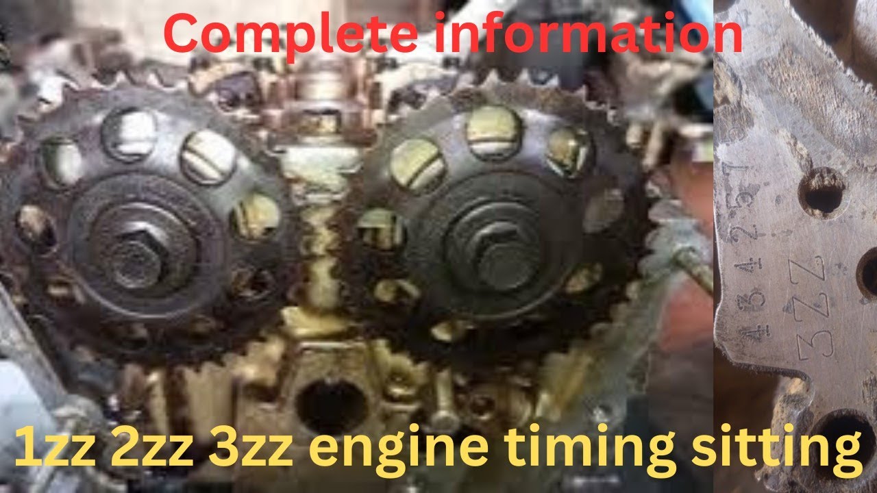 1ZZ 2ZZ 3ZZ Engine timing sitting / Toyota 1600 wale 1500cc 1600cc 1800cc  engine timing mark /