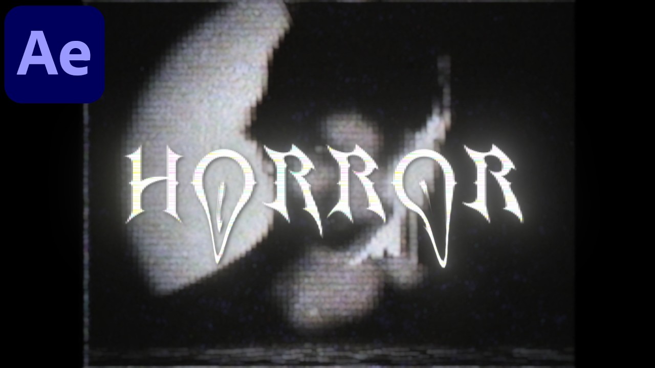 How To Make The ANALOG HORROR Effect - After Effects Tutorial