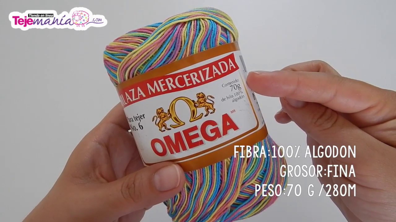 Hilaza para tejer Omega No.6 - Marca Omega