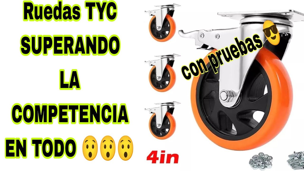 RUEDAS Y GARRUCHAS PARA MUEBLES TYC