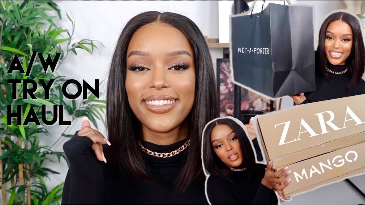 HUGE A\W HAUL (I went crazy..oops) | ZARA, MANGO, NETAPORTER, HOUSEOFCB + MORE!