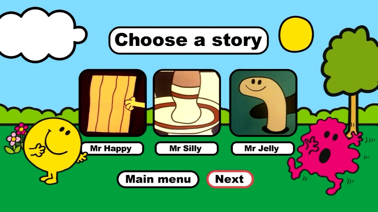 Mr Men Season 1 Abbey Home Media Release DVD Main Menu