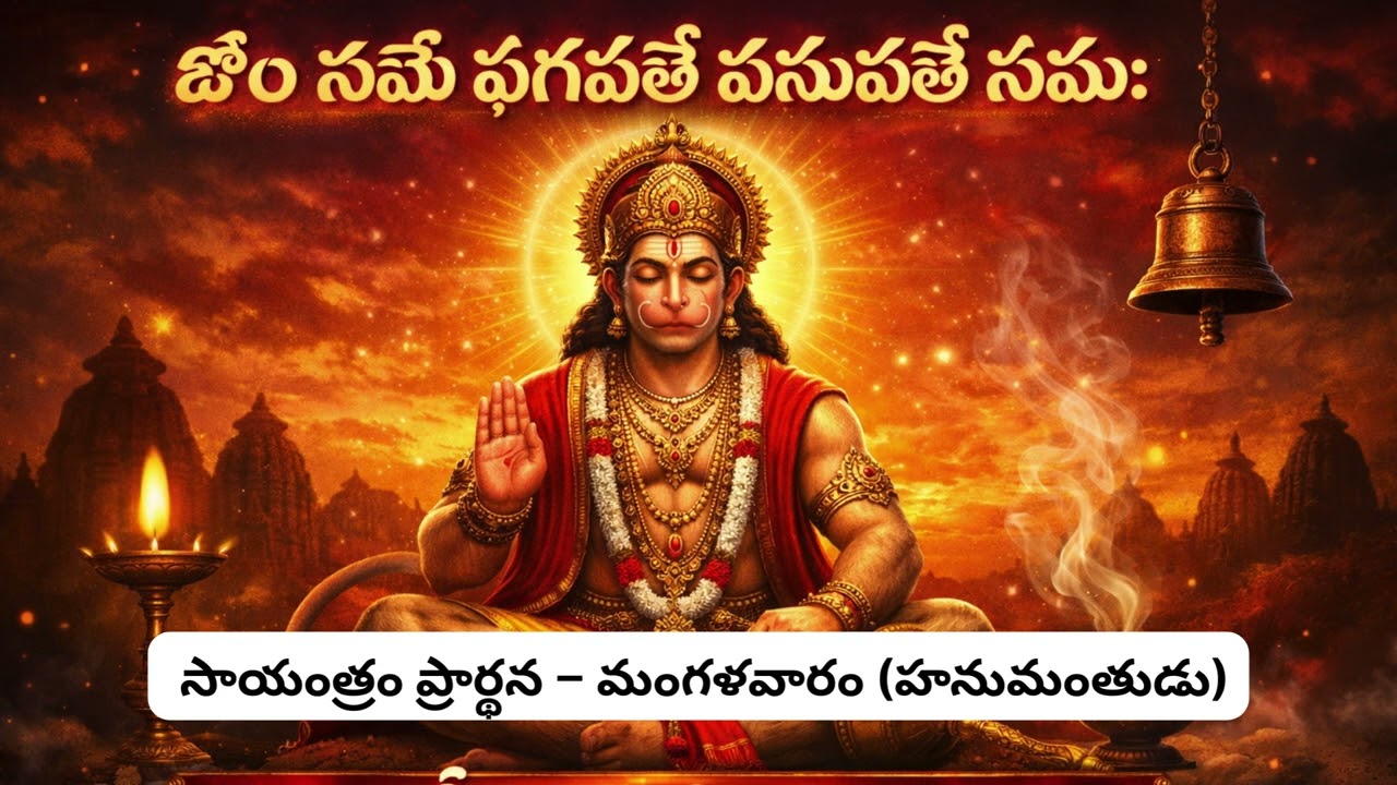 సాయంత్రం ప్రార్థన – మంగళవారం హనుమంతుడు