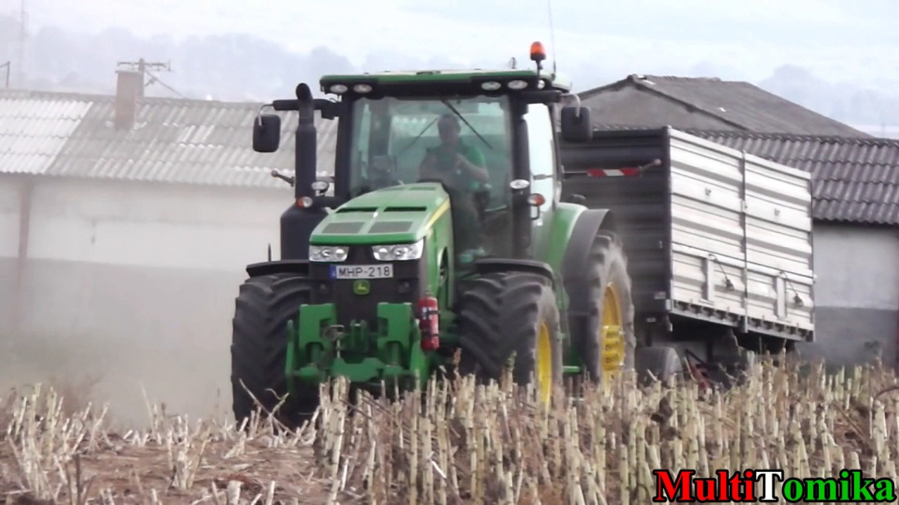 John Deere S670i+W650+Nas! Napraforgó aratás 2016!